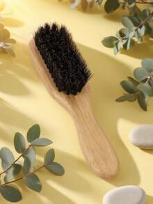 1 buc/2 buc perie cu peri de mistreț, pieptene pentru barbă din bambus pentru bărbați, perie de păr, pieptene pentru păr, pieptene pentru breton, perie de contur, perie de păr, pieptene, instrumente de coafat, frizerie, salon, articole esențiale pentru călătorie, înapoi la școală, articole esențiale pentru călătorii de vacanță, produse și accesorii pentru păr pentru femei