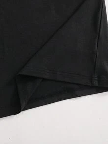 2pcs Boys Plaid Pajama Set, Round Neck Long Sleeve "BRO" Letter Print Top Paired With Plaid Print Casual Pants, Sleepwear Set, Suitable For Spring, Autumn, Winter Home Wear, Also Can Be Children's Gift - Black - View 9