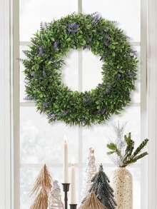 Conjunto de 2 Guirlandas Artificiais de Lavanda para o Natal, 40 cm (15,74 polegadas), Plantas Artificiais, Decorações Verdes, Decorações Perenes, Adequadas para Decorações de Escolas, Dormitórios, Escritórios, Festas, Eventos, Aniversários, Decoração de Casa, Hotéis, Restaurantes, Salas de Estar, Quartos, Casamentos, Banquetes, Cozinhas e Jardins, Decorações de Natal, Decoração de Casa e Presente de Ano Novo - Verde - Ver 7