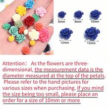 10 hạt nhựa giả hoa trà san hô chất lượng cao, hạt hoa hồng nhiều màu thời trang đáng yêu tự làm thủ công thích hợp làm quà tặng, vòng tay, vòng cổ, trang sức, điện thoại và móc chìa khóa - Hoa trà giả san hô - Xem 6