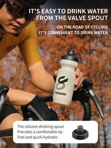 TOSUOD Fahrrad Trinkflasche, Rennrad/Mountainbike Sport Outdoor Quetschflasche, Großer Fassungsraum