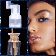 1 chai xịt bột, chai xịt du lịch, chai xịt nhựa đựng bột nhũ móng tay, bột tiêu nhà bếp, chai xịt cầm tay có thể nạp lại, chai xịt rắc bột tóc và đóng gói lại. - Trong sáng - Xem 3