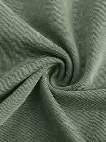 230G Retro Washed Cotton-Shirt, Busch Light Beer Camping Graphic Double-Sided Print, Loose Fit Round Neck, Unisex Summer Streetwear, Outdoor Holiday Fashion New Arrival - 綠色 - 查看 3