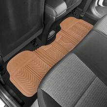 FlexTough Performance All Weather Rubber Car Floor Mats - 3 Piece Floor Mats Automotive Liners Truck SUV, Heavy - Duty Waterproof Black - 米色+墊子 - 查看 8