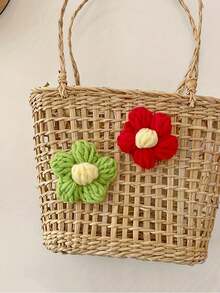 10/100PCS Handmade Crochet Colorful Small Woolen Flowers Puffs, Pulled Out Can Be Used As Holiday Accessories Clothing Accessories, Inserted Can Be Used As Flower Ornaments, Table Decoration, Bedroom Decoration, Valentine's Day Gift, Gift For Daughter Or Mother- Vibrant Holiday Clothing Accessories