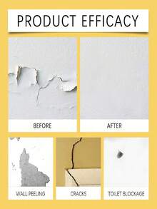 Random Style Wall Crack Repair Paste, Wall Damage Scratch Dent Crack Nail Hole Filler Putty - one-size - View 6