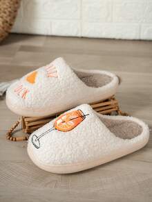 Aperol Spritz Women's Slippers Spritz O'Clock  Cozy Comfy Fluffy Slippers Bachelorette Party Bridal Shower Girl Mom Daughter Gift - trái cam - Xem 5