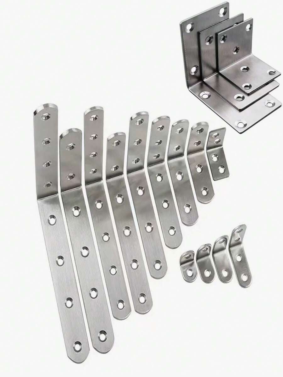 Kątownik, kątownik ze stali nierdzewnej, akcesoria do wzmocnienia stabilizatora 90 stopni, uniwersalna płytka mocująca trójkąt, kątownik wielofunkcyjny, akcesoria do stabilizacji krzeseł