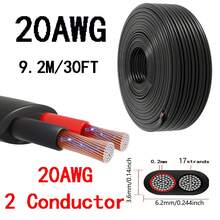 1 Piece 12-14-16-18 AWG Dual Core PVC Wire, 12V Low Voltage/Copper Clad Aluminum(CCA)/Flexible/Dual Core, Suitable For Automotive, LED Strips, Lighting Fixtures, Boats, Etc. - Black - View 16
