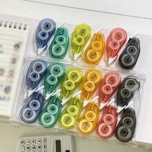 12/6 piezas Cinta correctora arcoíris - Cinta correctora, corrección instantánea, corrección de escritura, corrección suave y sin rayones, adecuada para uso en oficina y escuela, artículo de papelería esencial para útiles escolares y temporada de regreso a clases, ideal para regalar