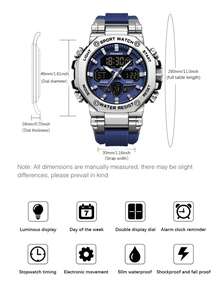 Foxbox Men's Casual Digital Watches For Outdoor & Daily Wear - Blue - View 10