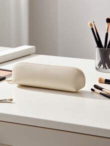 Minimalist Large Capacity Pencil Case, 2025 New High-Quality Ins Style Makeup Brush Storage Bag For Women - Multicolor - View 9