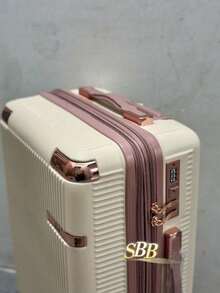 High Quality Carry-On Suitcase, 4 Double Wheels, 360 Degree Rotation, 9kg - Beige - View 5