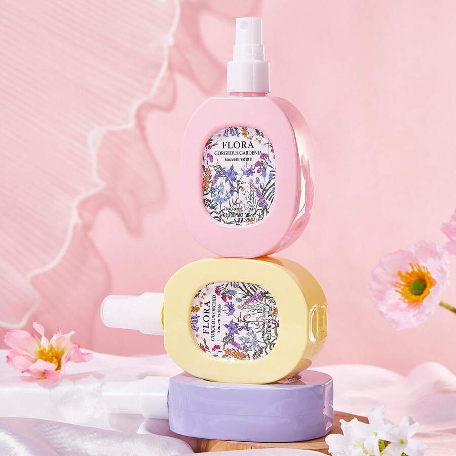 1 pièce Vaporisateur de parfum 100 ml, rafraîchisseur d'air floral longue durée, vaporisateur multicouche rafraîchissant, un excellent cadeau pour rehausser votre tempérament. Le parfum naturel, frais et charmant longue durée libère des notes élégantes de jasmin, de gardénia et de lavande. C'est un cadeau idéal pour les rendez-vous, les fêtes, les voyages, les festivals, les familles, les hôtels et les bureaux.