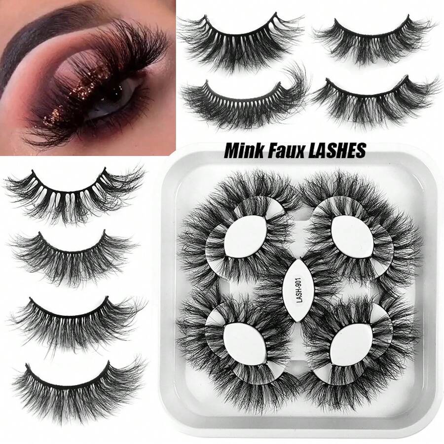 False Eyelashes Halloween Lash Clusters Lash Clusters KitChristmas False Eyelashes Halloween Lash Clusters Lash Clusters Kit3D Fluffy Eyelashes Flower Tray Platform Eyelashes Natural Fluffy Synthetic Soft - LASH-902 - View 1
