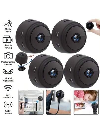 2.4G Wireless WiFi IP Camera, A9 Slimme Home Security Remote Monitoring Via Mobile App, Camera