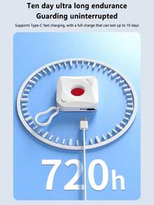 Mini Intelligent Chargeable Camera Detector, Hotel Anti-Peeping Monitoring Infrared Scanning Detection Device - White - View 9