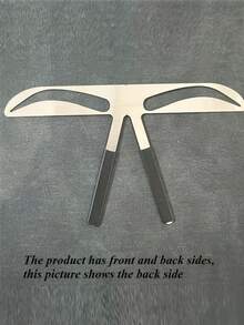 1/2支装不锈钢眉形塑造工具 - 可伸缩、可重复使用的模板，打造完美眉形，适合初学者和纹绣师，低酒精含量，眉毛化妆刷，价格实惠，圣诞礼物，化妆品，化妆工具，便宜好物，礼品，女士礼品，圣诞礼物 - 彩色 - 查看 6