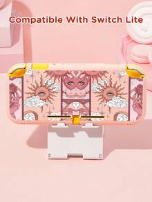 Ayotu 1pc Tarot Theme Compatible With Switch2/Switch NS/Switch OLED/Switch Lite Game Console Protective Case, New Generation, Star & Moon Pattern, TPU Soft Shell, Universal Game Controller Protective Cover, Switch Controller Protective Cover, Switch Gaming Accessories, Anti-Drop, Anti-Slip, Anti-Scratch, Fashionable - Multicolor - View 17