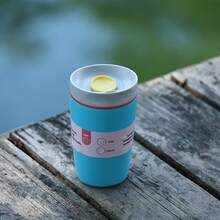 1 caneca de viagem com isolamento a vácuo de aço inoxidável de 12 oz/20 oz, xícara de café portátil adequada para carro, escritório, casa, acampamento, recipiente moderno para bebidas, recipiente doméstico durável, material, companheiro de viagem ao ar livre/presente de Natal