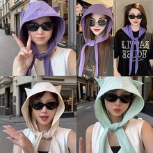 1pc Women's Quick Dry Hat - Breathable Polyester, Solid Color Sun Hat, Fashionable, Suitable For Outdoor Activities, Spring/Summer Series, Machine Washable, Sun Hat