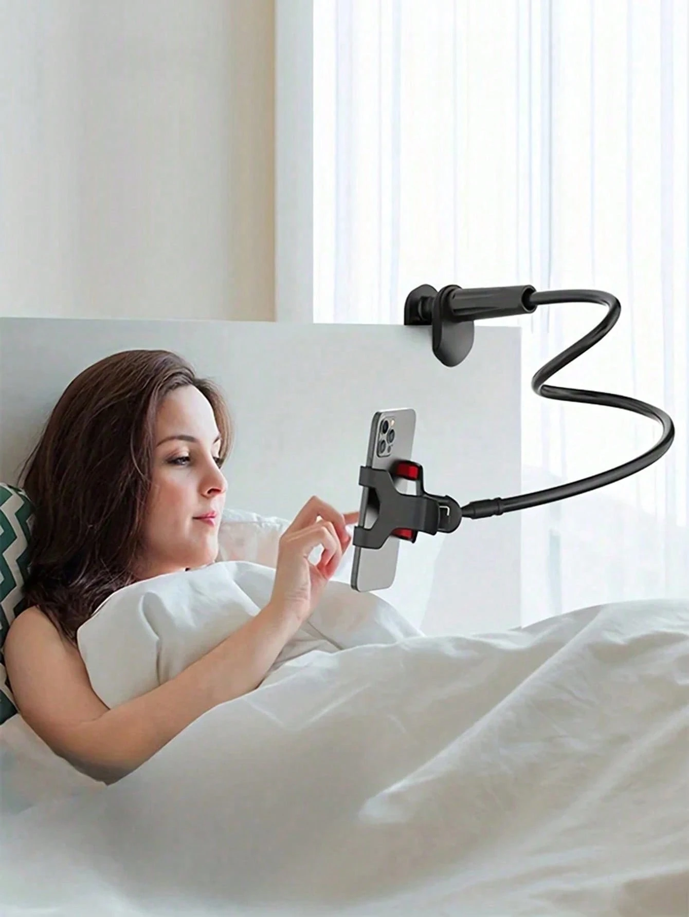 360 graden draaibare telefoonhouder voor naast het bed