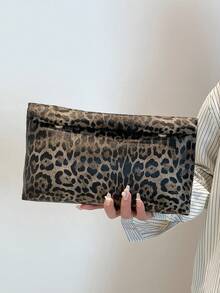 1pc Fashion Solid Color Handbag, PU Material Large Capacity Flap Magnetic Closure Square Bag, Crocodile Pattern Women's Purse, Multipurpose Party Evening Bag, Suitable For Women Travel And Shopping - Coffee - View 11