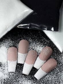 3 túi nhựa nhũ trắng trang trí, dùng cho thiết kế cảnh Giáng sinh tuyết mùa đông, vật liệu làm khuôn nhựa epoxy tự làm nhũ Giáng sinh, vật liệu đúc trang sức, đồ thủ công trang sức tự làm, sáng tạo thiết yếu cho trang sức - Nhiều màu - Xem 5