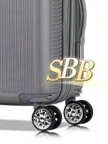 High Quality Carry-On Suitcase, 4 Double Wheels, 360 Degree Rotation, 9kg - Grey - View 3