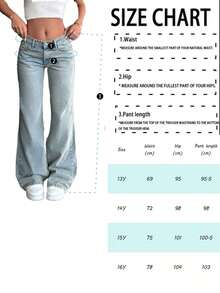 少女休闲百搭修身牛仔裤