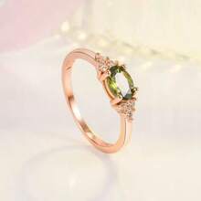 خاتم أنيق من الزركونيا المكعبة للنساء كهدية عيد الحب، زفاف، خطوبة، ذكرى، حفلة، مجوهرات