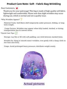 Customized Backpack With Personal Name Print, Multi-Pocket Design, Mermaid And Unicorn Prints, Back To School - Text 2 Stroke - View 9