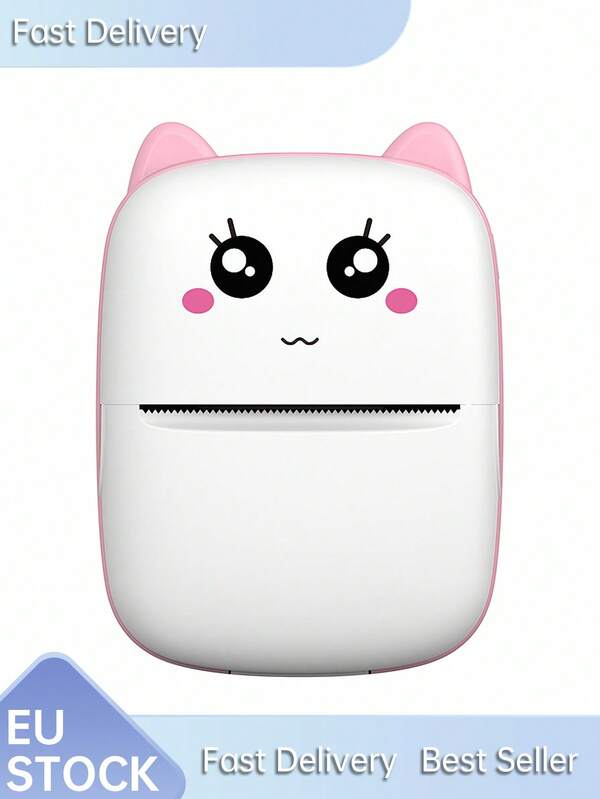 Biały papier do drukowania z powłoką zapobiegającą przywieraniu, odpowiedni do mini drukarek, idealny prezent na Boże Narodzenie i urodziny dla chłopców i dziewcząt w wieku 3-18 lat