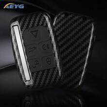 For Range Rover For Carbon Fiber Style ABS Car Key Case Cover, For Land Rover For Discovery For Evoque For Sport For Velar For Jaguar XE E-Pace Accessories - Land Rover a - View 2