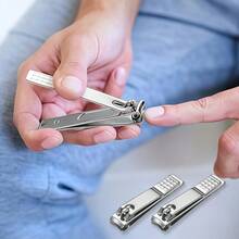 20 Pcs Stainless Steel Nail Clippers And Toenail Clippers For Men And Women Nail Clipper Set Fingernail Clipper Pack Nail Cutter For Toenail Finger Nails For Home Travel Bulk Use Silver