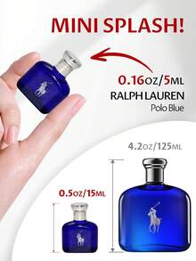 Ralph Lauren Polo Blue 男士淡香水喷雾 EDT 香水 旅行必备 0.50 盎司/15 毫升 2.5 盎司/75 毫升 4.2 盎司/125 毫升 6.7 盎司/200 毫升 清新水润运动风格现代阳刚男友丈夫父亲兄弟生日毕业派对旅行露营户外学校校园旅行节日周年纪念办公室秋季秋季万圣节秋季造型 RL 庄严奢华轻松优雅简约奢华 - 美東時間 - 查看 5