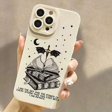 1 Funda de Protección Completa a Prueba de Golpes de Material TPU Pintado con Dragón Blanco Antiguo para Apple  6/7/8/X/11/12/13/14/15/16 Pro/16 Pro Max/16 Plus - Colores mixtos - Ver 3