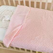 1PC Solid Color Baby Blanket, Soft And Comfortable, All Season, Baby Room Accessories,Newborn Gift - Multicolor - View 2