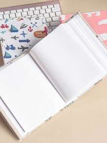 1pc 6" Red Heart Shaped Photo Album, Can Hold Up To 100pcs 6" Photos, Postcards, Memorabilia, Baby Photos Storage,Back To School,School Supplies - Multicolor - View 8