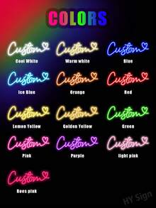 Custom LED Neon Light Christmas Decoration, Halloween Home Decor, Bedroom Wall Decor Light, Dimmable USB Neon Light Personalized Wedding Decoration Neon Sign, Easy To Install, Wall Decor Neon Sign - 2Line Neon Sign - View 10