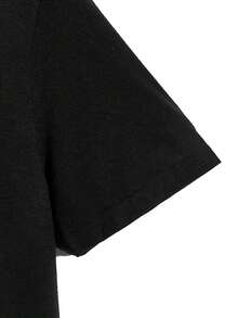 Men'S & Women'S Cruise Vacation Shirt - Tropical Cruise Time Graphic Tee With Palm Trees, Sunset & Cruise Ship - Lightweight Quick-Dry Fabric - Machine Washable Cruise Line Apparel For Cruise Parties, Beach Trips, Vacation Outfits - Regular Fit Casual T-Shirt, Travel Clothing, Playful Design, Durable Construction, Short Sleeve Top, Travel Enthusiasts - 黑色 - 查看 3