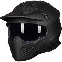 Casco abierto para motocicleta 34 medio para ciclomotor ATV Cruiser Scooter