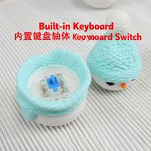 3D Printed Christmas Decoration Snowman Collectible Gift Figurine Stress-Relieving Squeeze Decorations Creative Pressure-Relieving Snowman Decorations