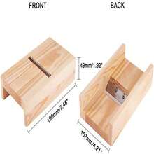 Hand Recycling Wooden Candles & Soap Planer Box Wood Beveled Soap Shaving Tools, Multipurpose Trimming Shaving Tools For DIY Processes, Wood Soap Bevel Planer, Candle Cutter Mold, Soap Candle Mold Cutter, Handmade Soap Making Trimming Mold Tools, Soap Making, Design, Handmade Essentials, Nature Finishes, Wood, Country Design, Timber Material - Apricot - View 8