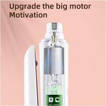 1 قطعة، أداة عناية بأظافر الكلاب 2 في 1، مقص أظافر للقطط، مبرد أظافر كهربائي مع ضوء LED، مقص أظافر قابل للشحن، ملمع، ملف أظافر لأنواع الحيوانات الأليفة المختلفة، لاستخدام يومي