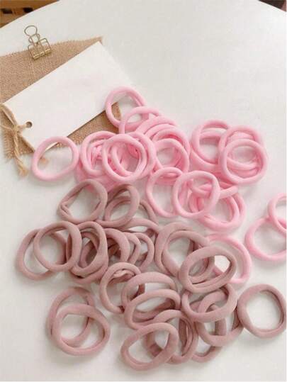 200Pcs Women's Basic High Elasticity Ponytail Headband, Women's Korean Version Black Headband, Upgraded To High Elasticity, Fashionable, Multifunctional, High-End, Elegant Temperament, Simple Headband, Suitable For Women's High Ponytail, Colorful Hair Accessory Design, Multifunctional Styling Design, Material, Daily Use Headband, Providing Thoughtful Gifts For Girlfriends And Family ,Ponytail Holders ,Hair Elastics ,Hair Rubber Bands ,Scrunchies ,Hair Rope