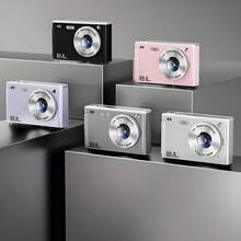 50MP Digital Camera, 4K Display, USB Rechargeable 700mAh Lithium-Polymer Battery, 16X Optical Zoom With Stabilization, 2.8" Touchscreen, Non-Waterproof Design, Includes 32GB SD Card - Ideal Birthday Or Christmas Gift