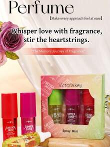 1/4pcs Brazilian Collection Spray Mist With Gift Box, Limit Edition Aromatherapy Indoor, Outdoor Air Freshener Fragrance Multi-Layered Heightened State Of Bliss Spray With Long Lasting Natural Fresh Charming Essentials, Releasing Elegant Janeiro Vanilla Coconut Floral Fruity Citrus Wood Aquatic Ocean Sea Scent For Dating, Party, Gathering, Traveling, Holiday, Home, Hotel, Office, Ideal Gift For Family, Relatives And Friends