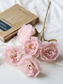 1/3/6 piezas 0.53m Flores artificiales, Plantas artificiales, Flor de loto de seda falsa de 5 cabezas con tallo largo, Flores de peonía falsas para boda, fiesta, Día de San Valentín, Día de la Madre, ceremonia, arreglo floral DIY, decoración del hogar, sala de estar, dormitorio, comedor, decoración de habitación, plantas artificiales, decoraciones para fiestas y días festivos, decoración de primavera, decoraciones de Año Nuevo