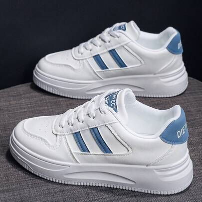 Flipark 一双百搭运动时尚女式休闲轻便小白鞋，学生鞋，小码适合娇小女性，适合身材娇小的女性。